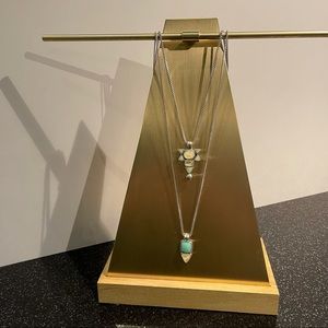 Lucky Brand double pendant necklace